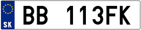 Truck License Plate